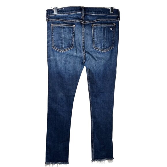Rag & Bone Crop Jean Size 29 Denim Straight Leg Casual - Picture 2 of 7